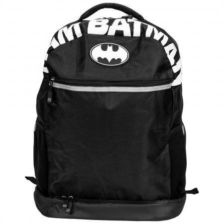 Batman Monochrome Logo 16"  Backpack